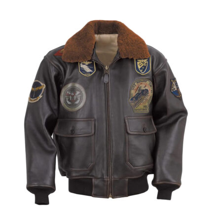 G-1 Wings of Gold Leather Bomber Jacket