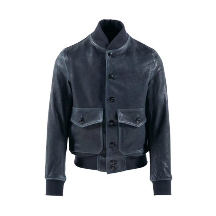 A-1 Navy Blue Flight Jacket Lightweight Bomber Style