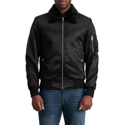 Quinton MA-1 Black Bomber Jacket