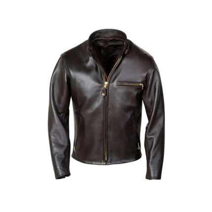 Classic Racer Leather Motorcycle Jacket