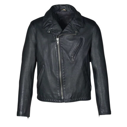 Lightweight Cowhide Motorcycle Jacket Classic Rider Style